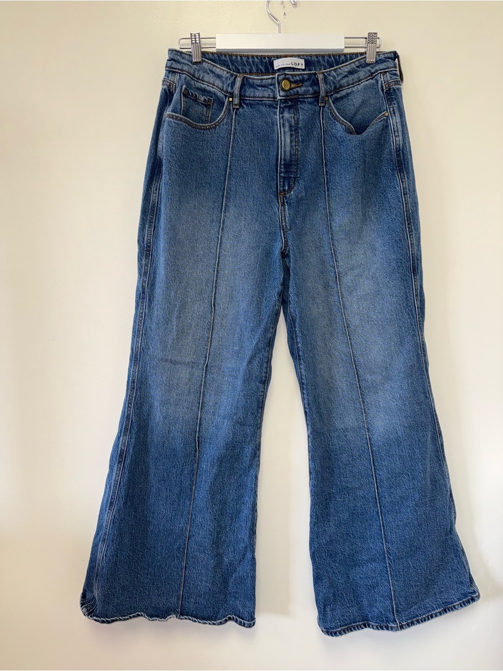 Loft (12) The Super Flare High Rise Lined Denim Jeans